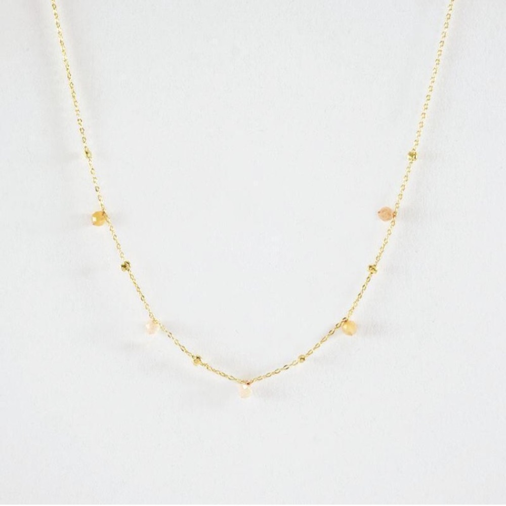 Five Step Necklace, Blush